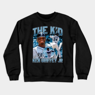 Ken Griffey Jr The Kid Basketball Legend Signature Vintage Retro 80s 90s Bootleg Rap Style Crewneck Sweatshirt
